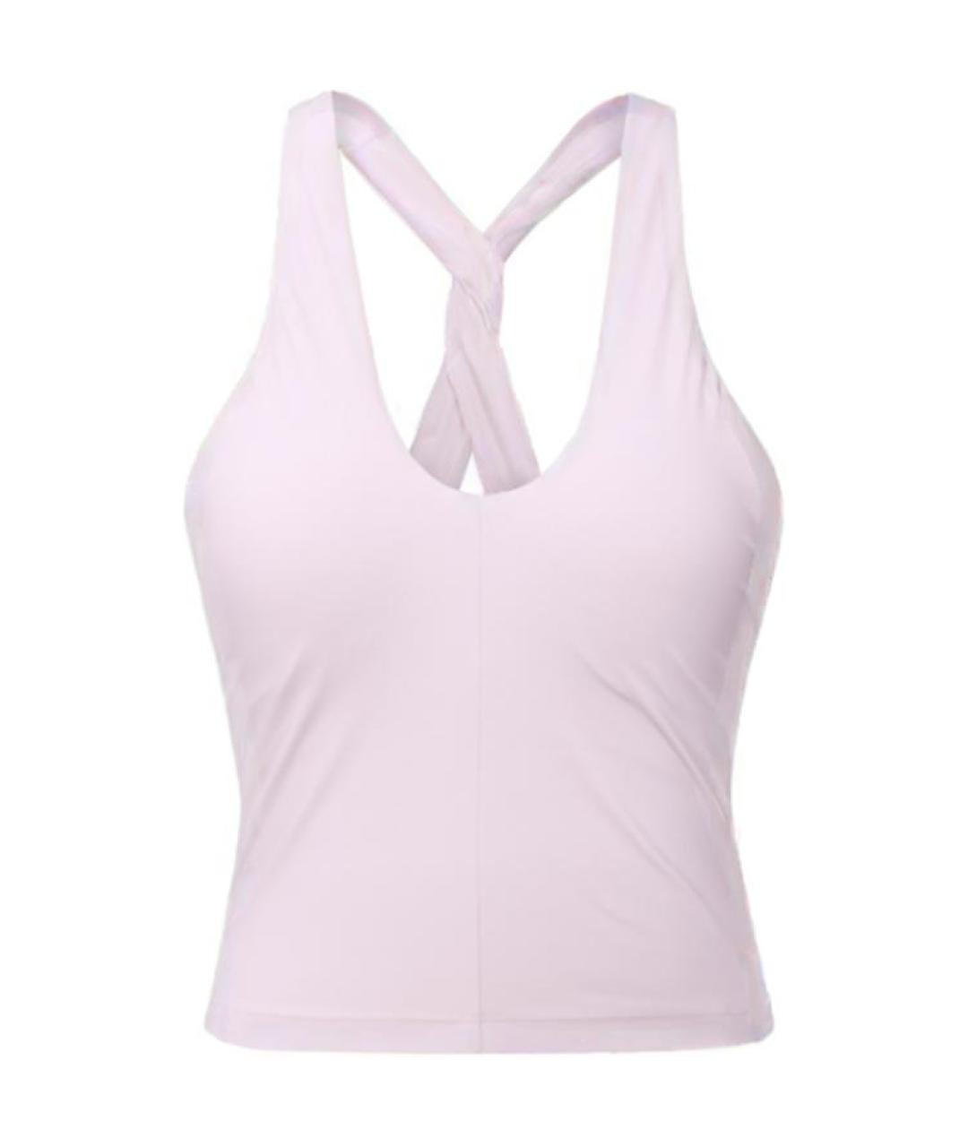 Lululemon Розовая майка, фото 1