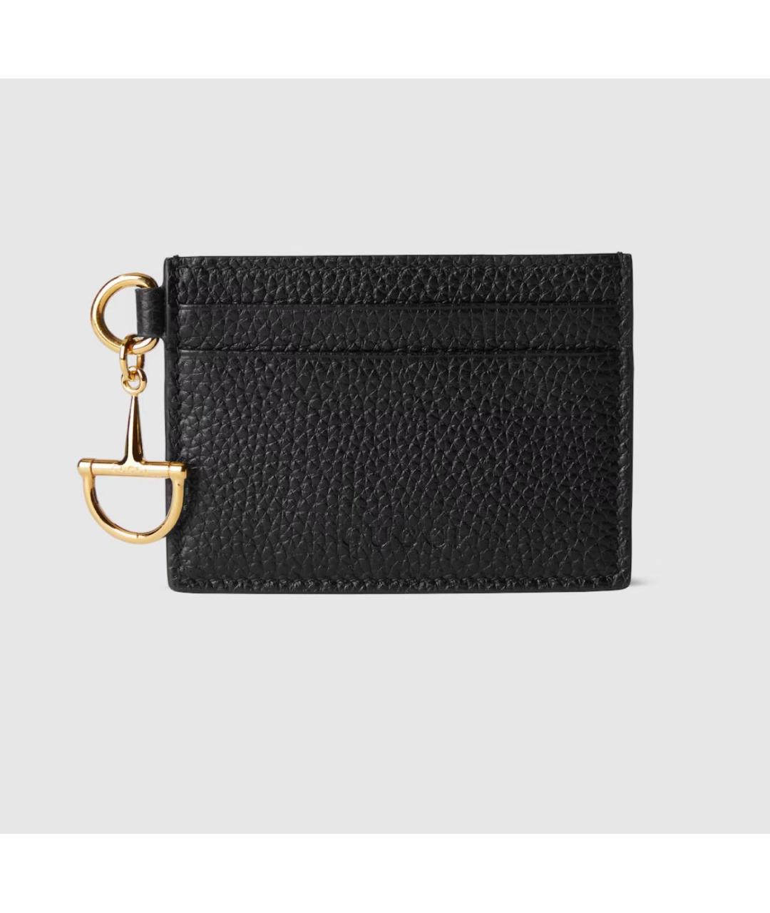 GUCCI Черный кожаный кардхолдер, фото 5