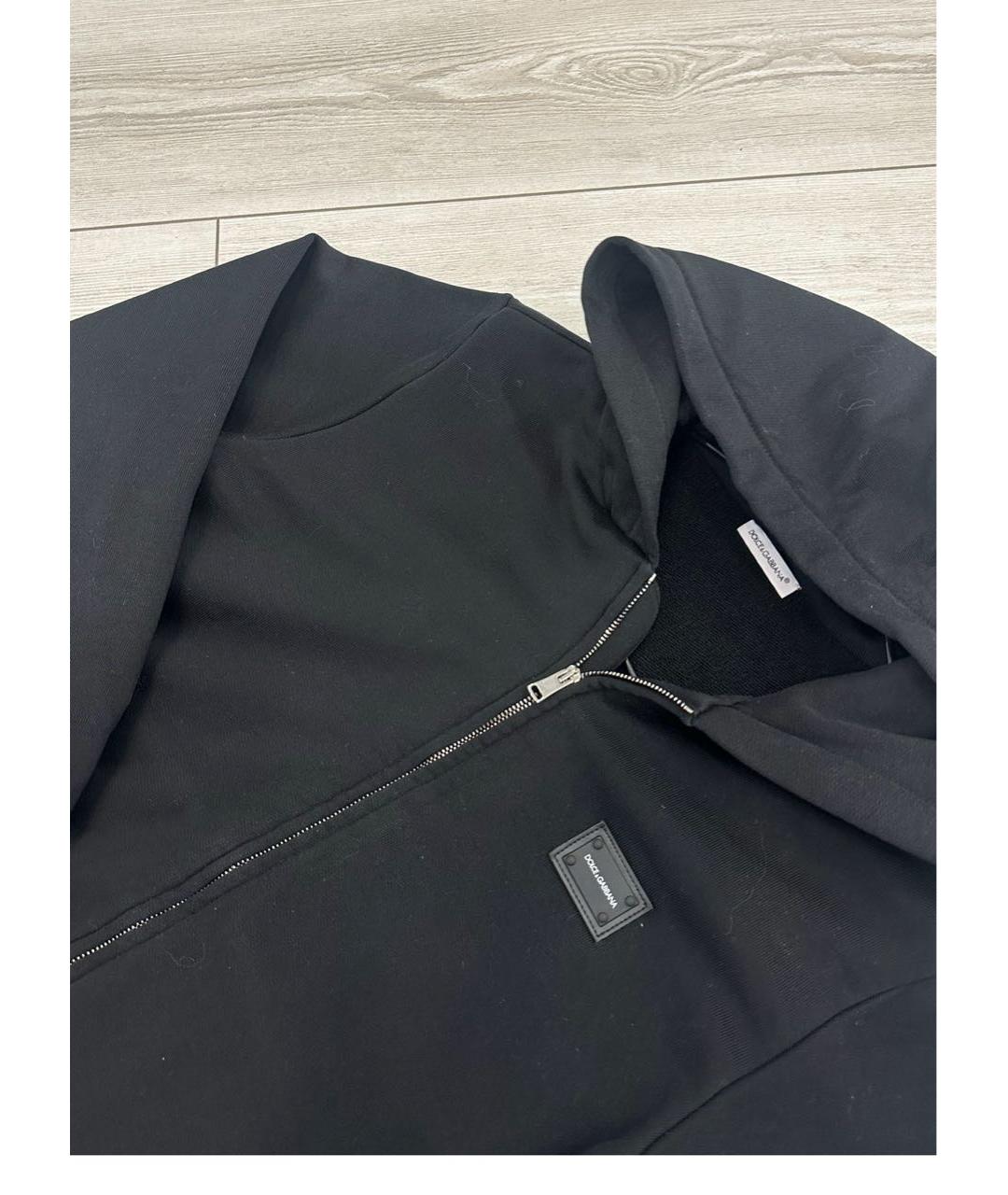 DOLCE&GABBANA Черный хлопковый комплект, фото 3