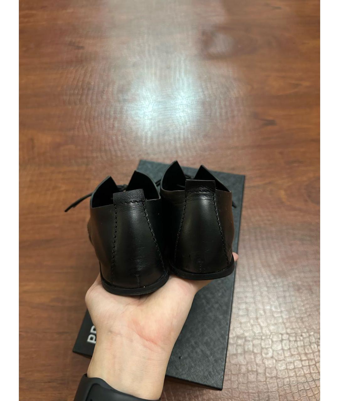 PREMIATA Черные кожаные лоферы, фото 4