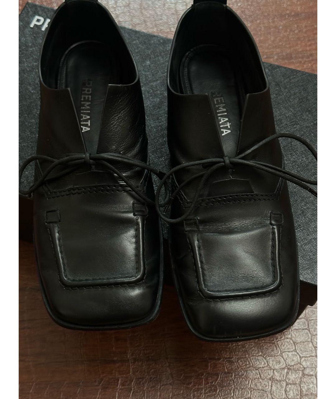 PREMIATA Черные кожаные лоферы, фото 2