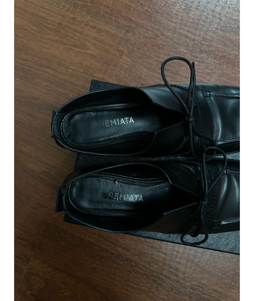 PREMIATA Черные кожаные лоферы, фото 3