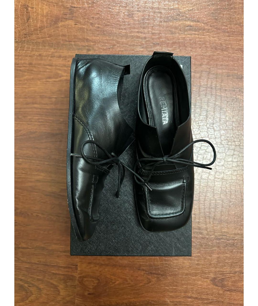 PREMIATA Черные кожаные лоферы, фото 7