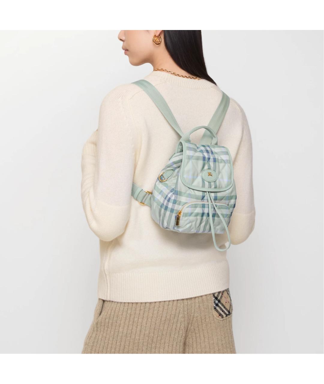 BURBERRY Зеленый рюкзак, фото 4