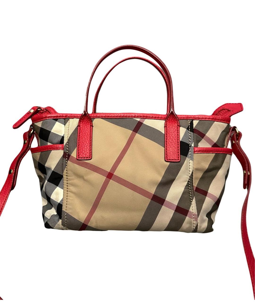 BURBERRY Бежевая сумка с короткими ручками, фото 2