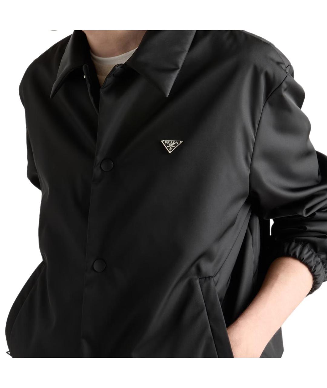 PRADA Черный пуховик, фото 2