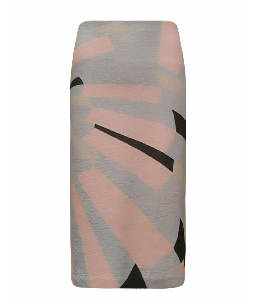 EMPORIO ARMANI Голубая юбка миди, фото 1