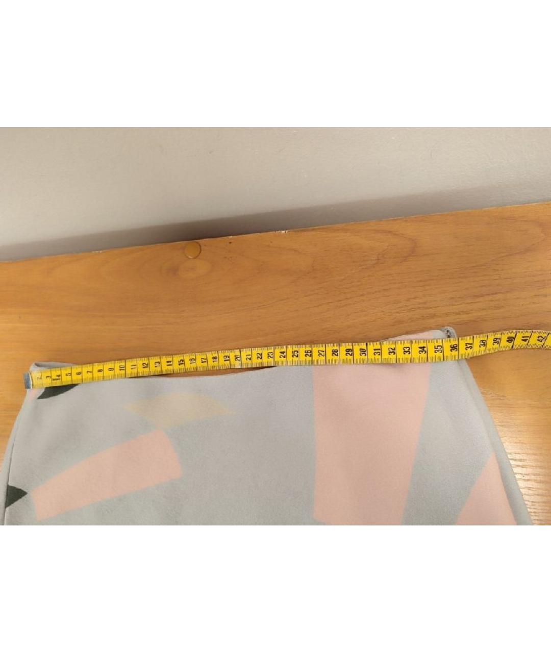 EMPORIO ARMANI Голубая юбка миди, фото 6