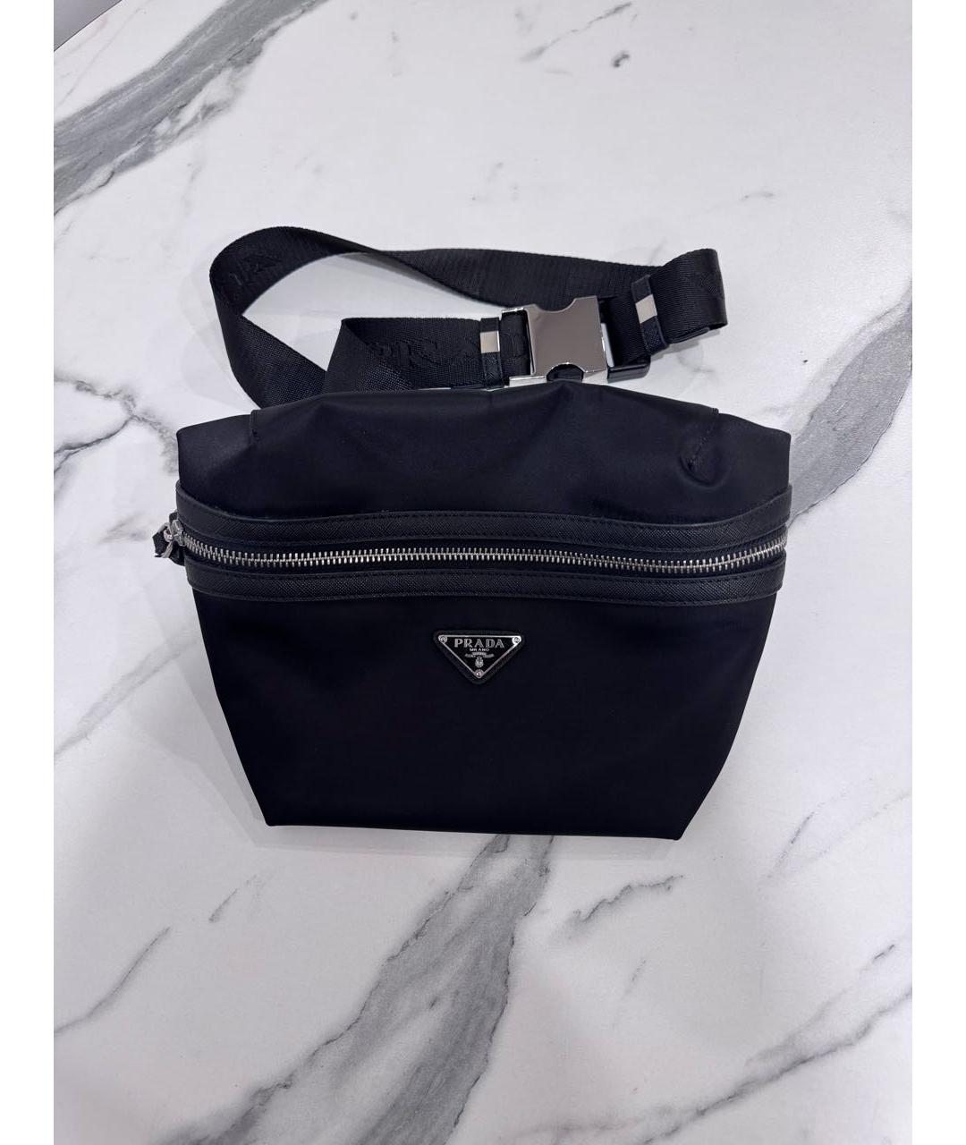 PRADA Черная поясная сумка, фото 9