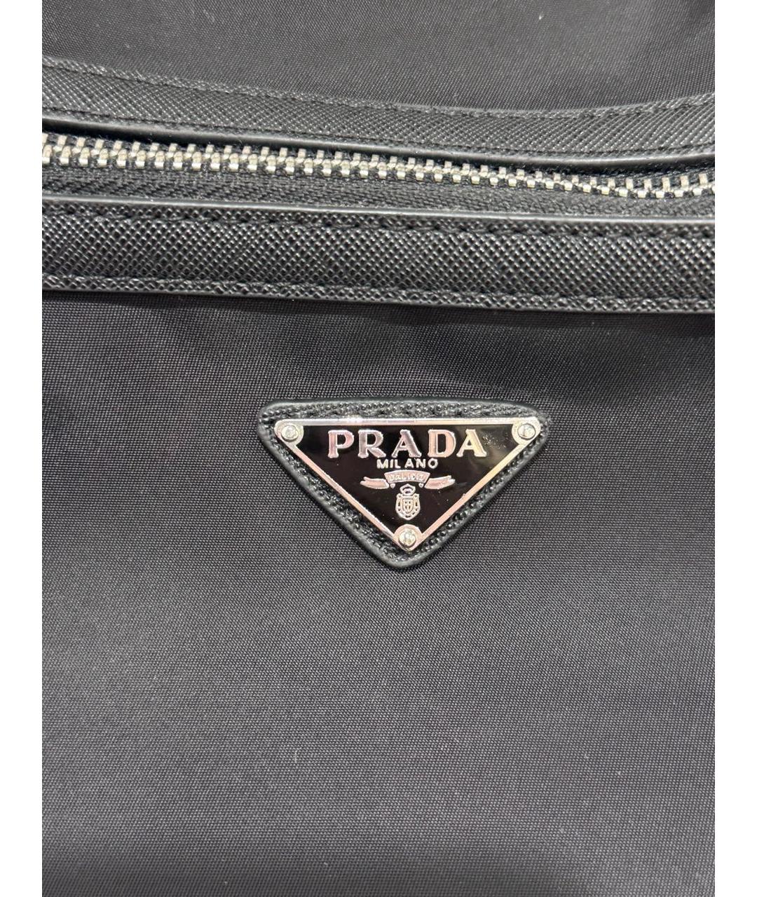 PRADA Черная поясная сумка, фото 3