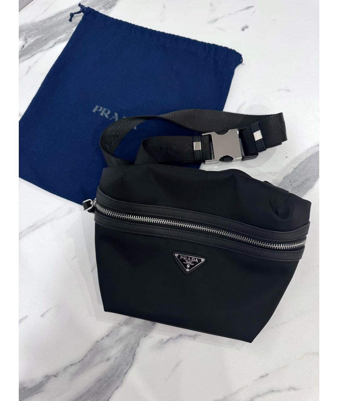 PRADA Черная поясная сумка, фото 2