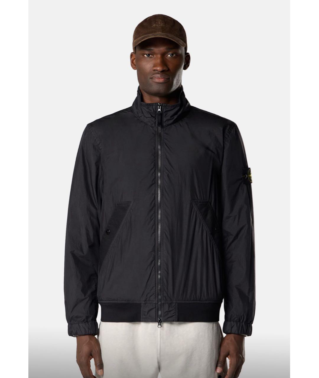 STONE ISLAND Черная полиамидовая куртка, фото 3