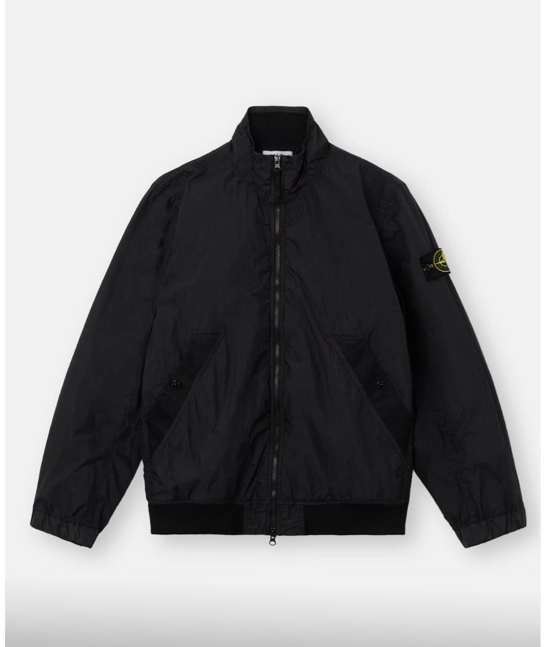 STONE ISLAND Черная полиамидовая куртка, фото 7