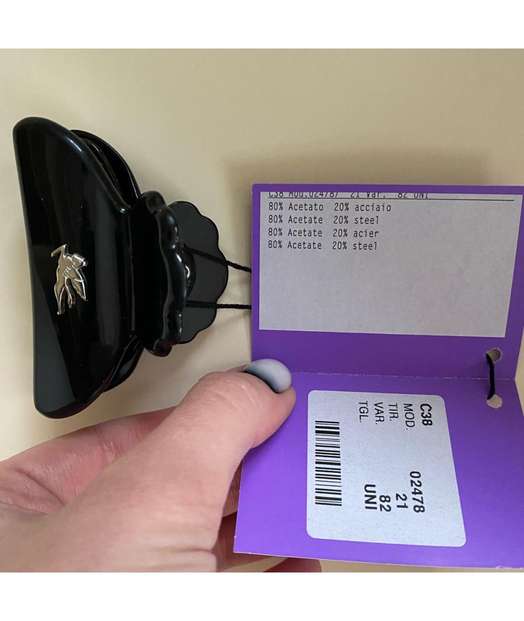 ETRO Черная заколка, фото 5