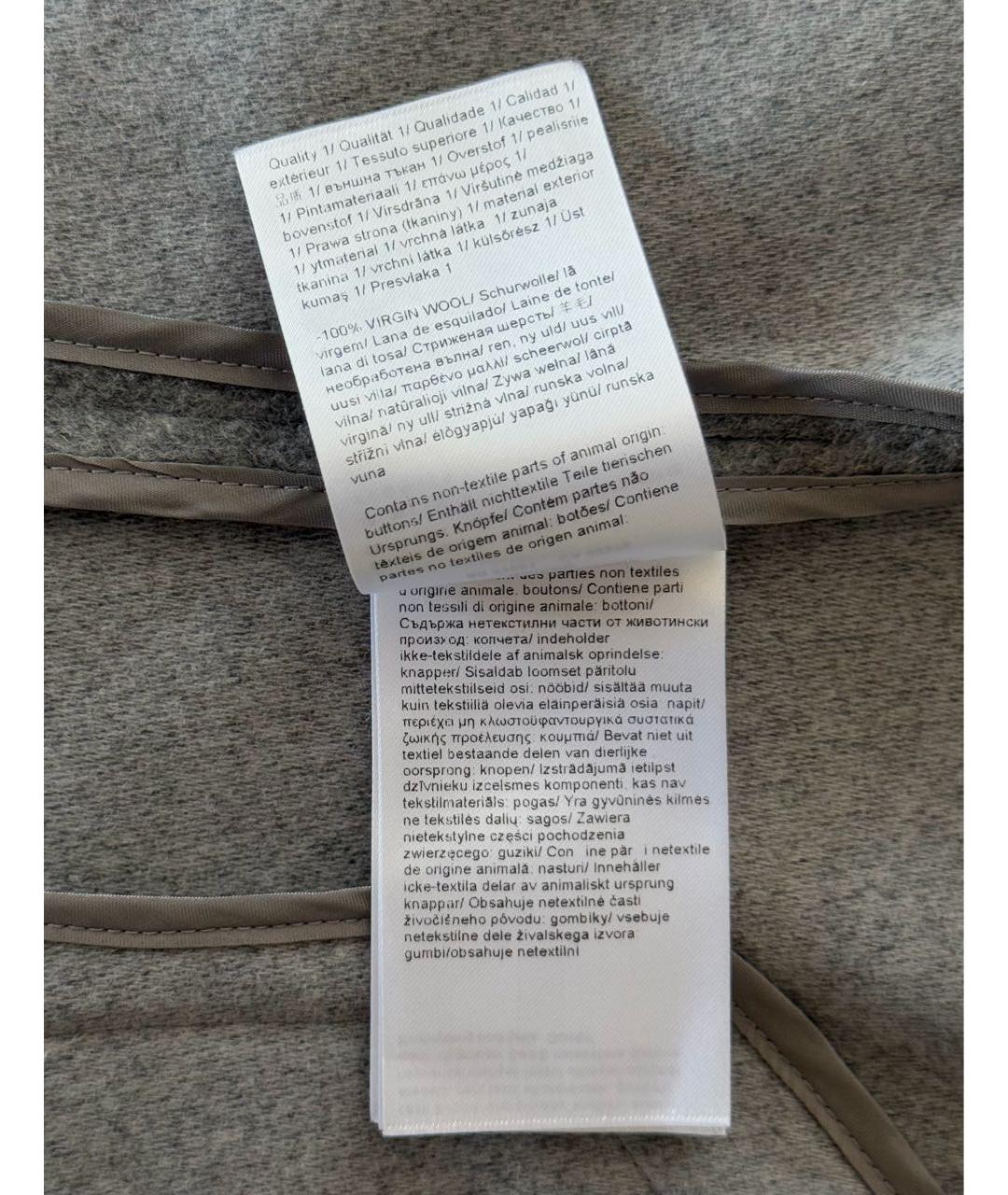 ESCADA Серое шерстяное пальто, фото 7
