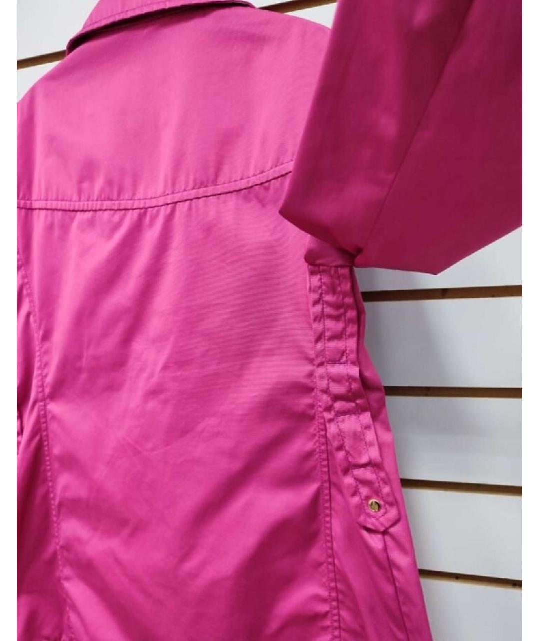 FAY Фуксия полиэстеровый тренч/плащ, фото 6