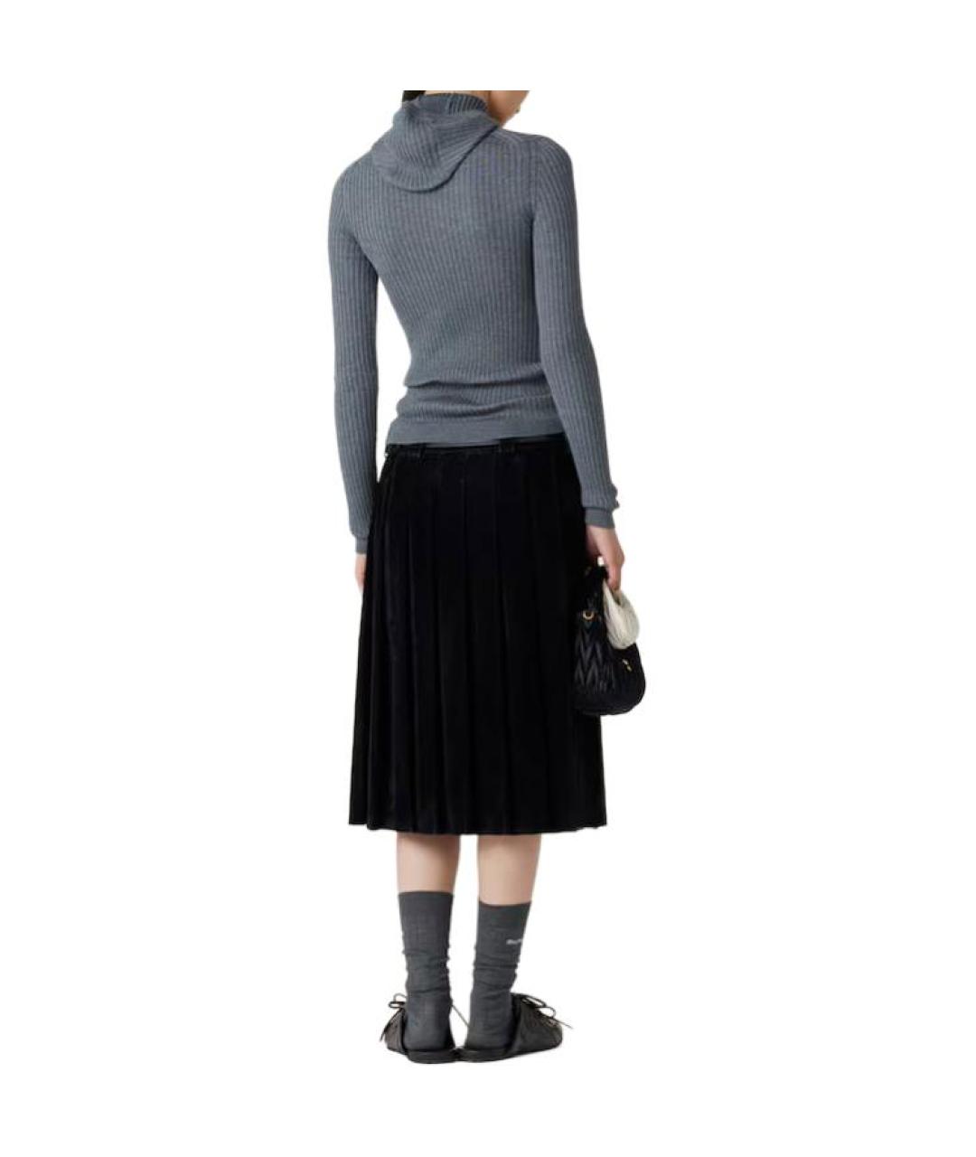 MIU MIU Серый джемпер / свитер, фото 3