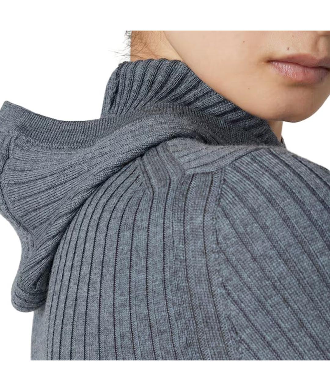 MIU MIU Серый джемпер / свитер, фото 5