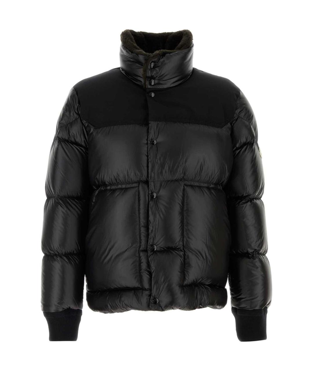 MONCLER Черный пуховик, фото 1