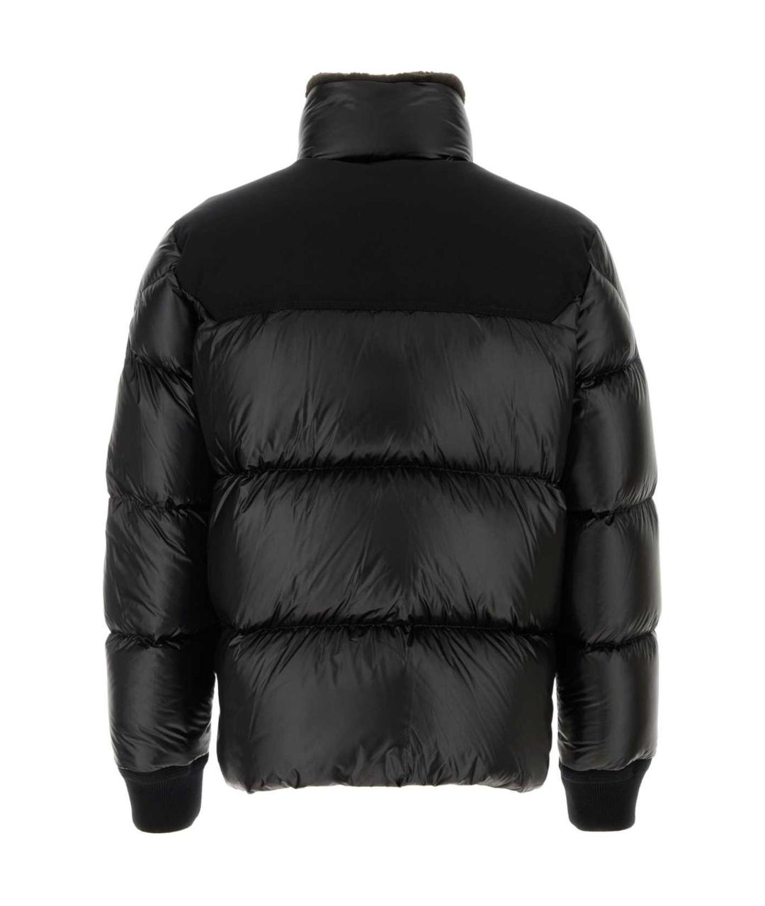 MONCLER Черный пуховик, фото 2