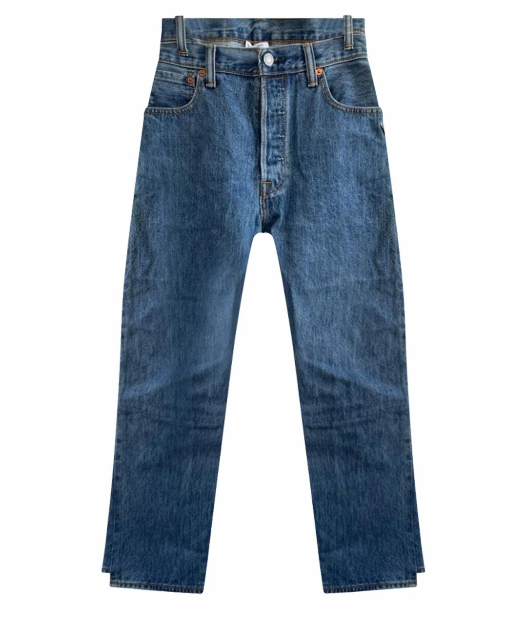 VETEMENTS Хлопковые джинсы слим, фото 1