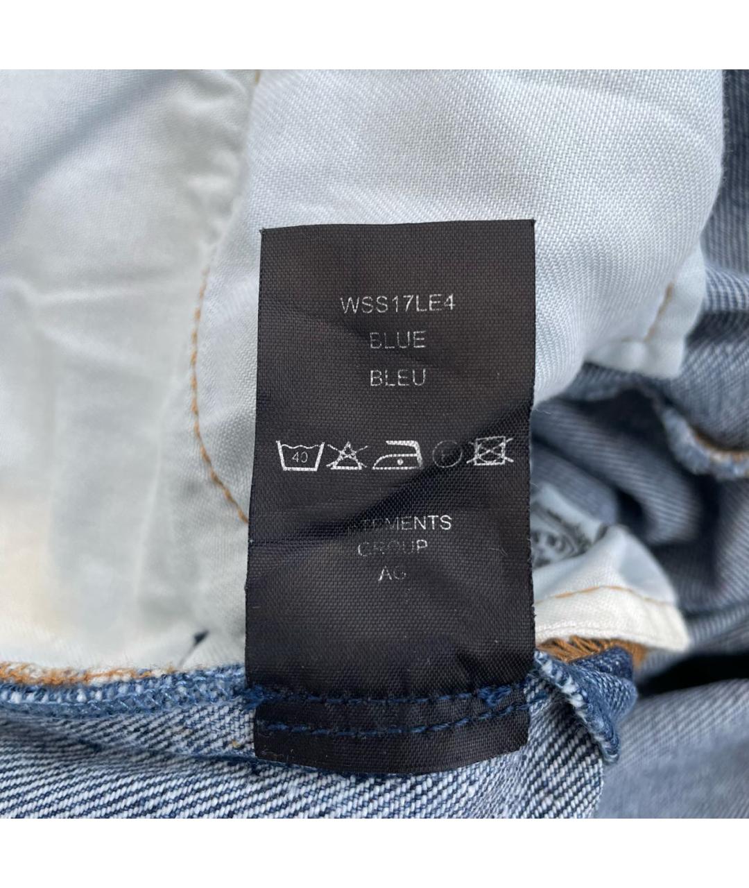 VETEMENTS Хлопковые джинсы слим, фото 7