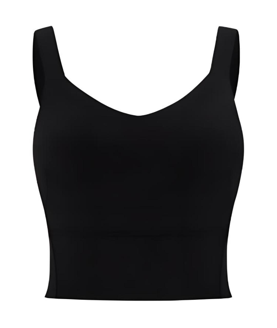 Lululemon Черная майка, фото 1