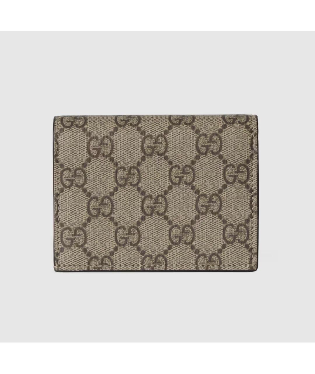 GUCCI Желтый кожаный кошелек, фото 5