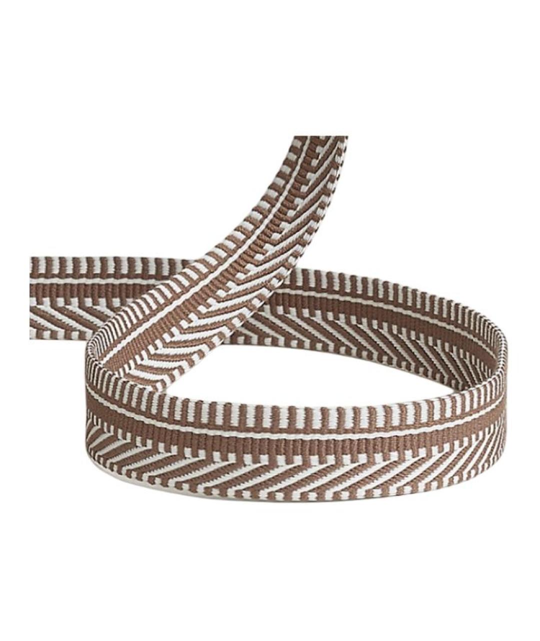 HERMES Коричневая кожаная сумка через плечо, фото 5