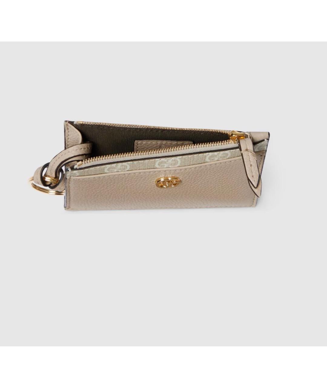 GUCCI Бежевая ключница, фото 2