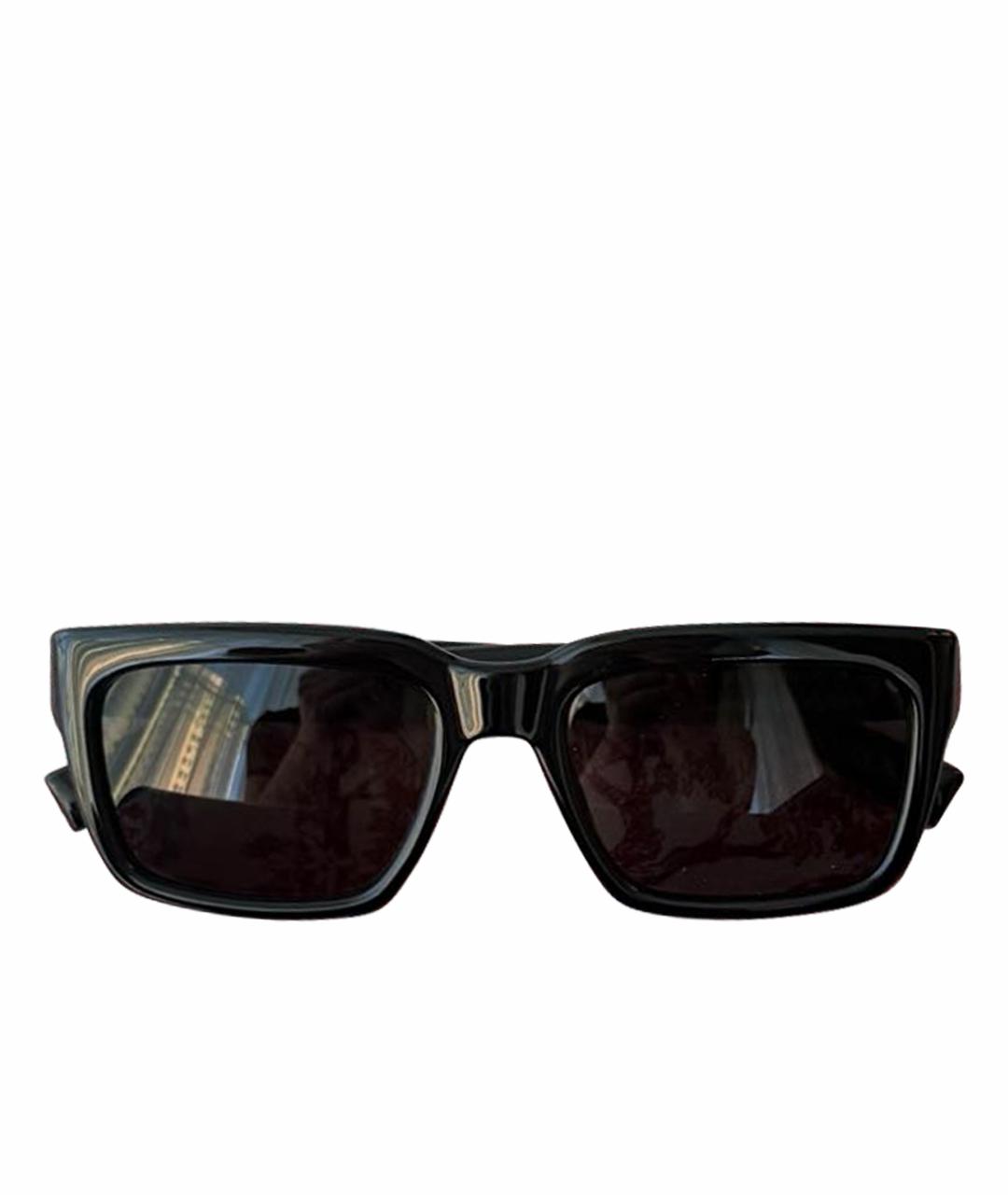 SAINT LAURENT Черные пластиковые солнцезащитные очки, фото 5