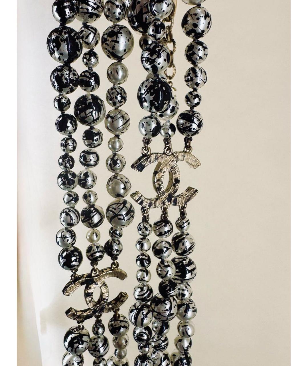 CHANEL Мульти жемчужное колье, фото 4
