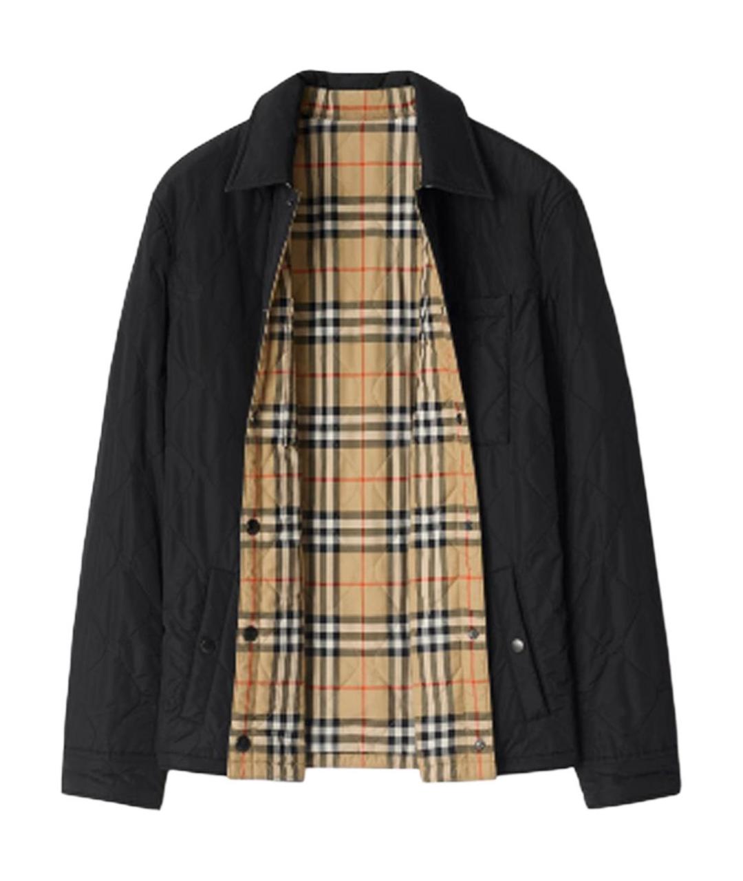 BURBERRY Черный пуховик, фото 2