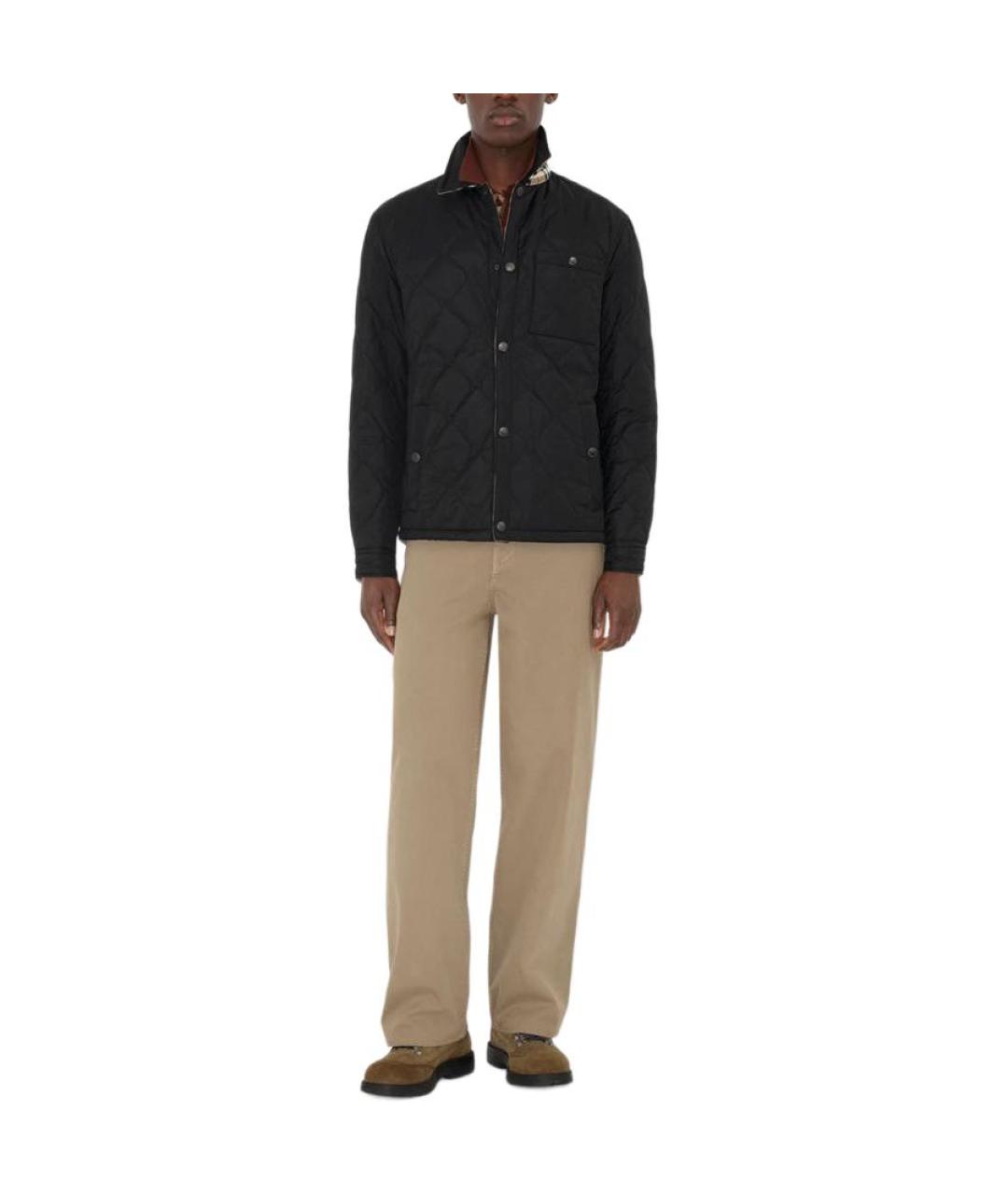 BURBERRY Черный пуховик, фото 3