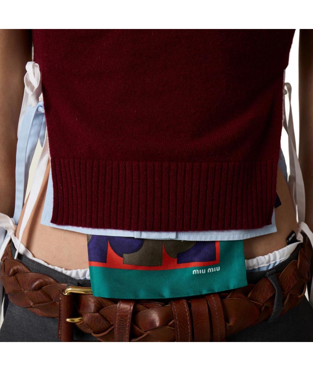 MIU MIU Фуксия майка, фото 5