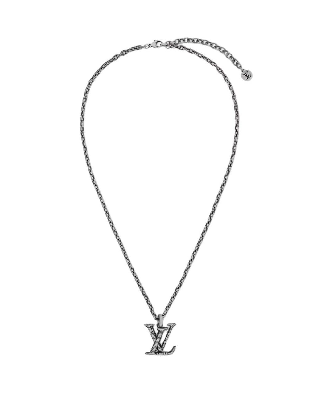 LOUIS VUITTON Серебряная цепочка/подвеска, фото 4