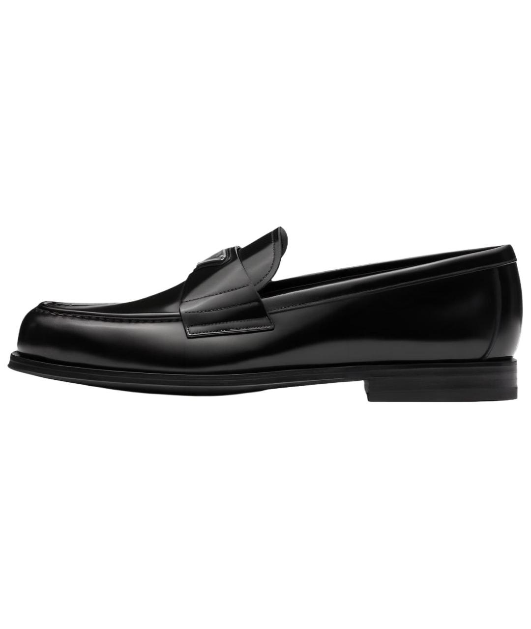 PRADA Черные кожаные лоферы, фото 2