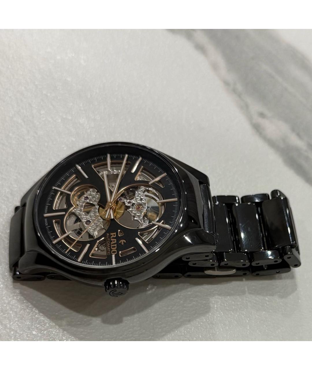 RADO Черные керамические часы, фото 6