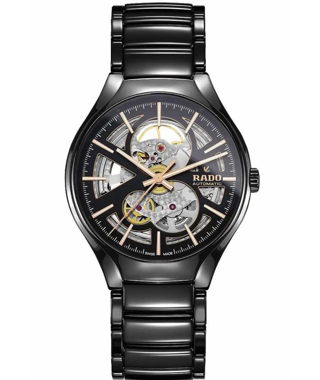 RADO Черные керамические часы, фото 1