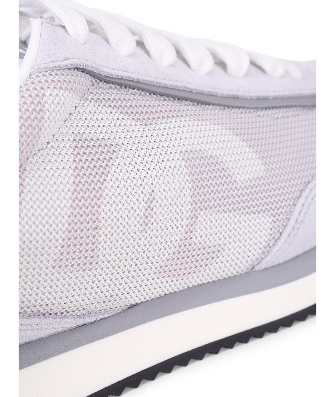 DOLCE&GABBANA Серые замшевые низкие кроссовки / кеды, фото 5