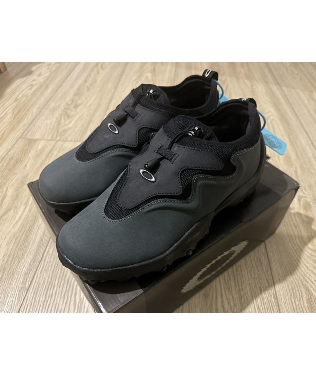 OAKLEY Хаки нубуковые слипоны, фото 2