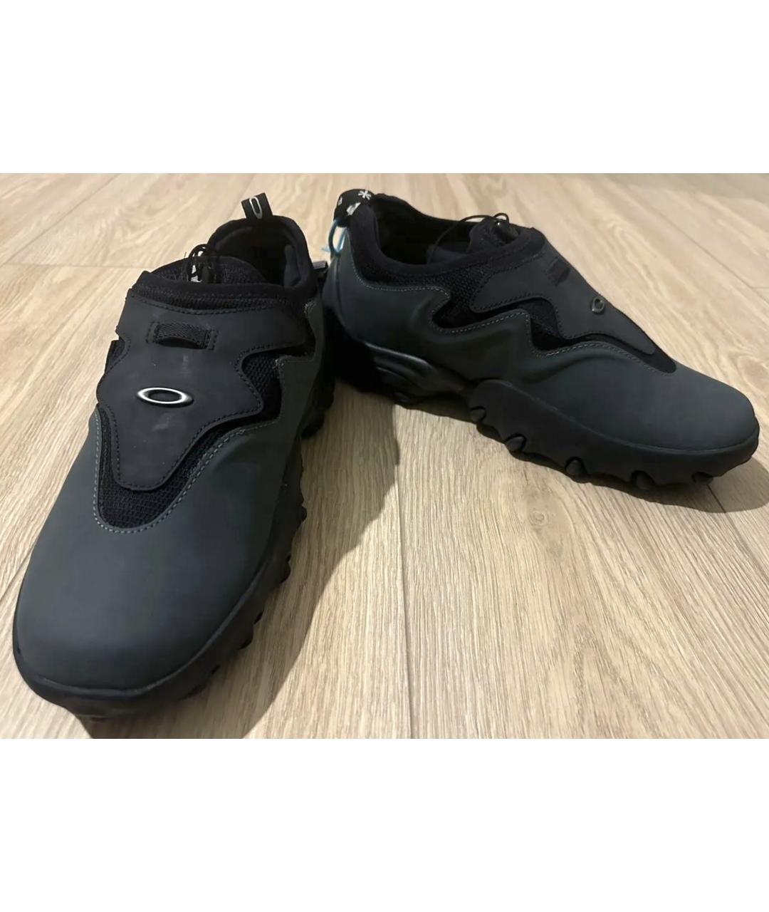 OAKLEY Хаки нубуковые слипоны, фото 3