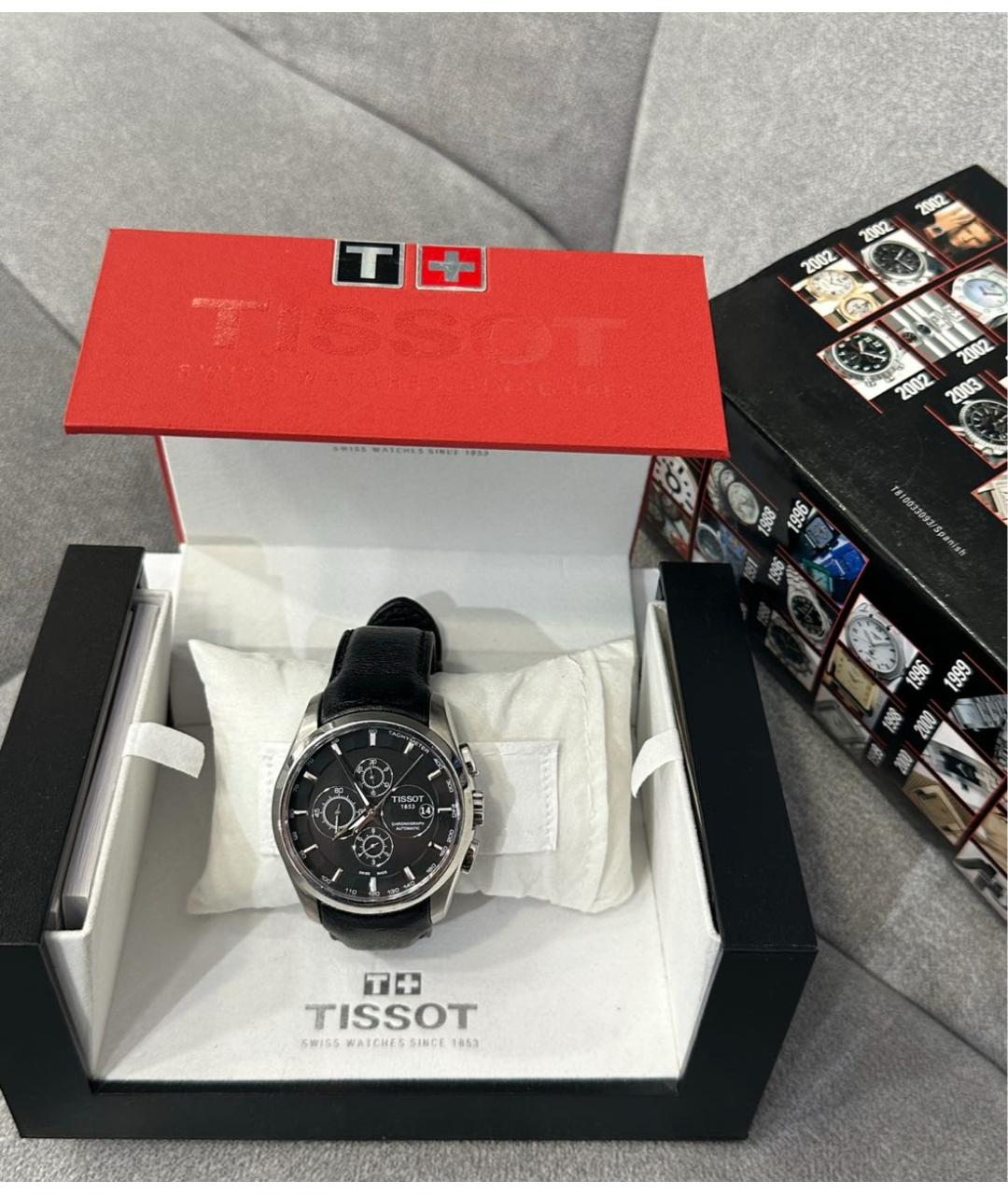 TISSOT Черные часы, фото 6