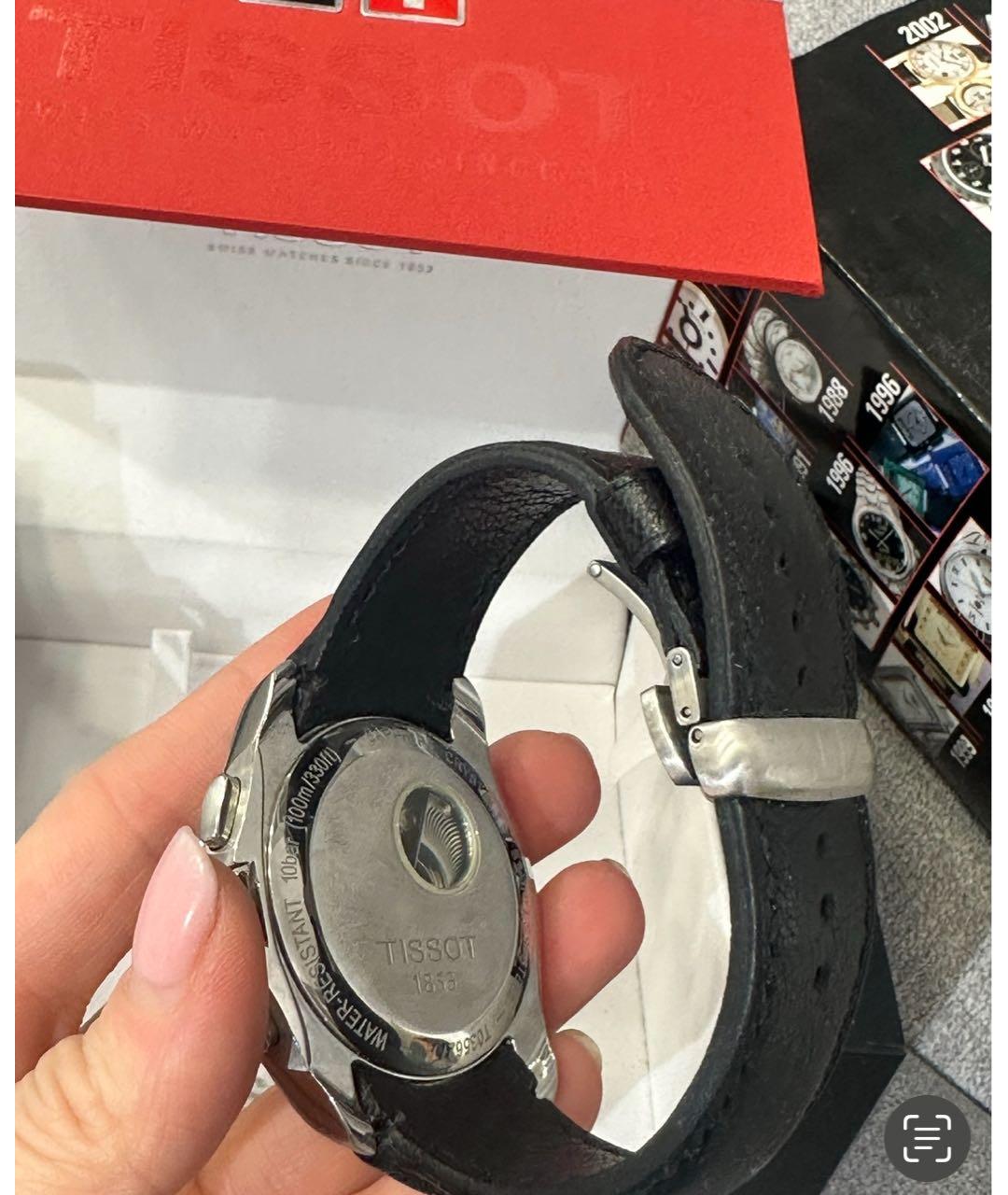 TISSOT Черные часы, фото 3