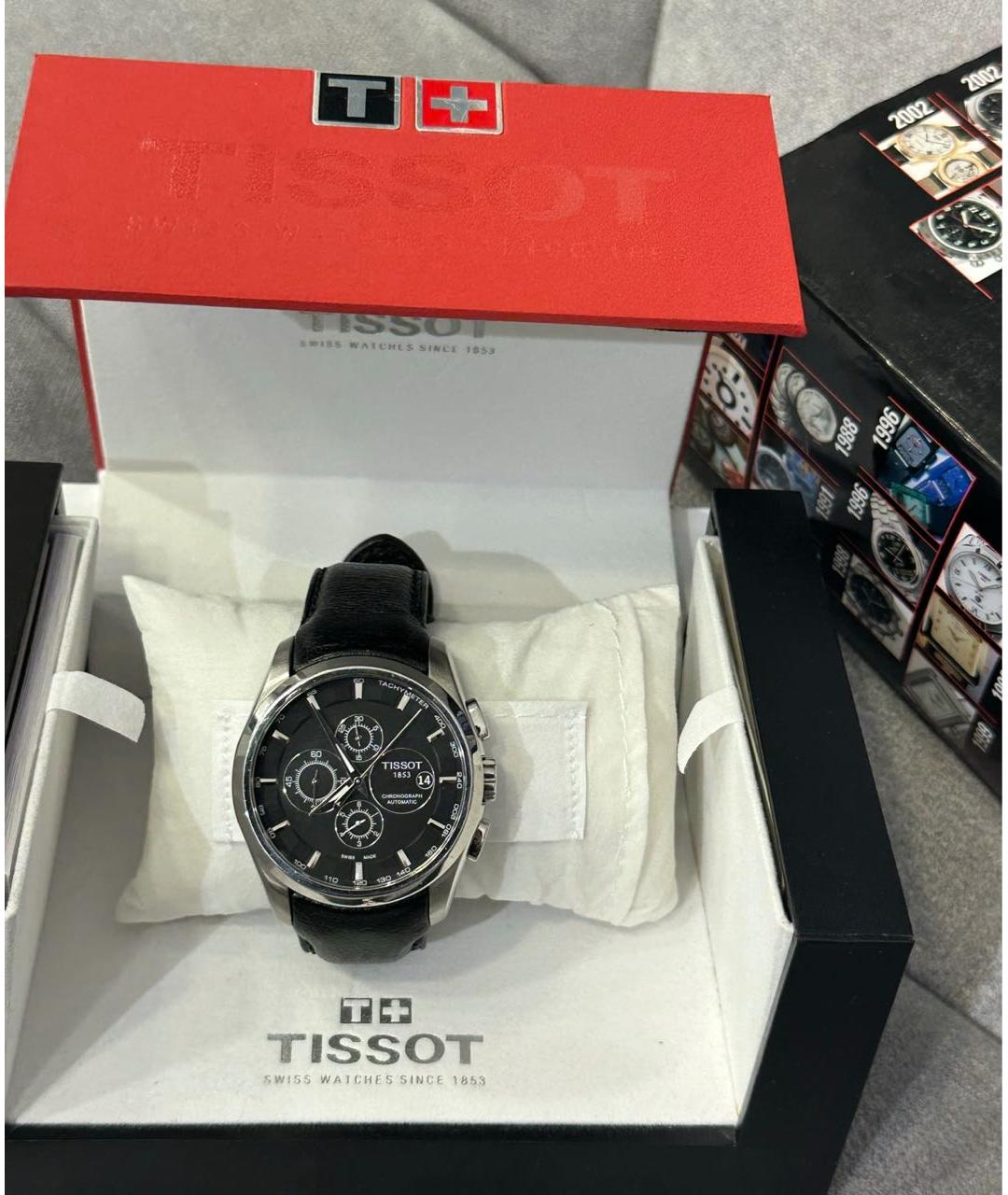 TISSOT Черные часы, фото 2