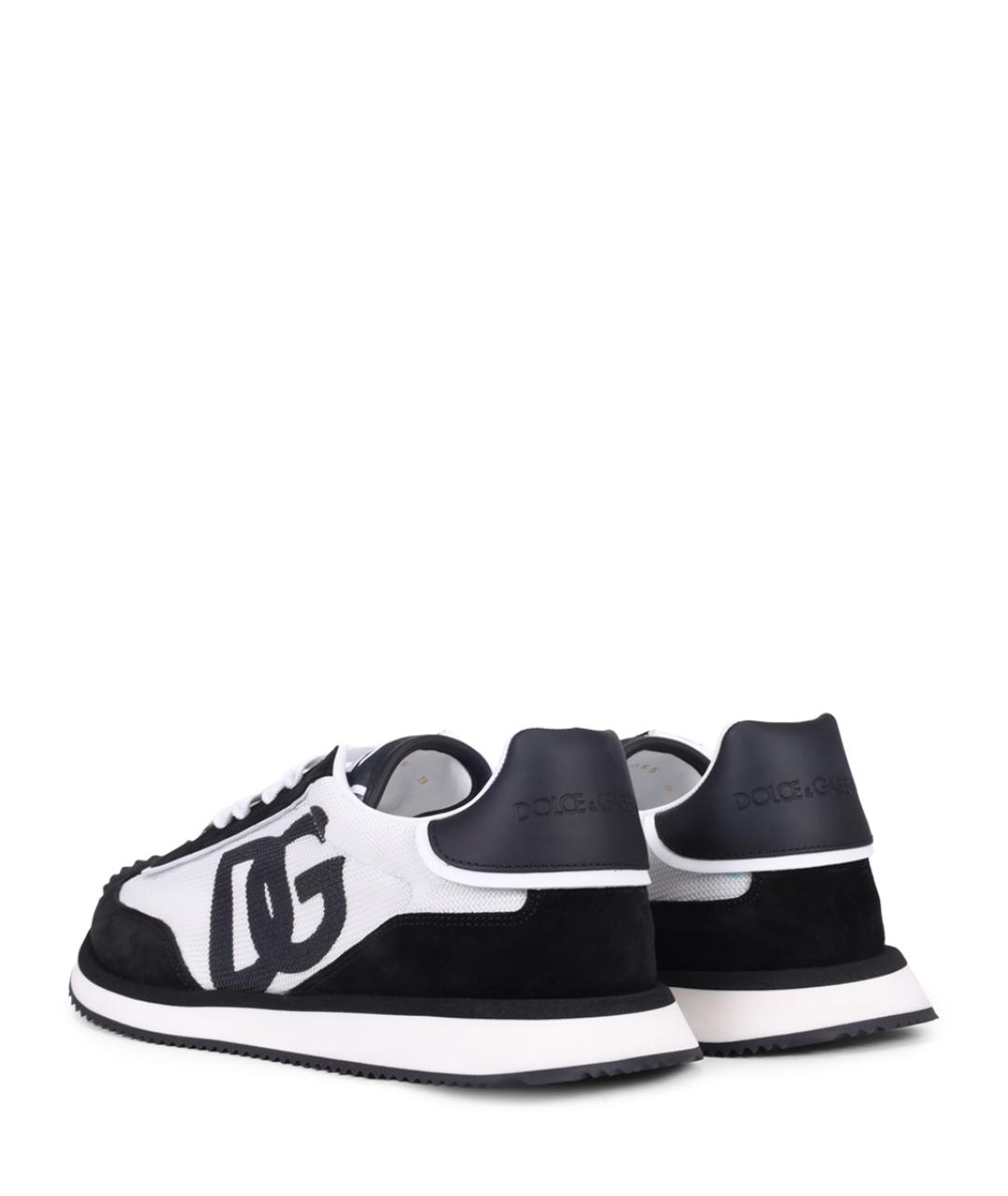 DOLCE&GABBANA Белые высокие кроссовки / кеды, фото 4