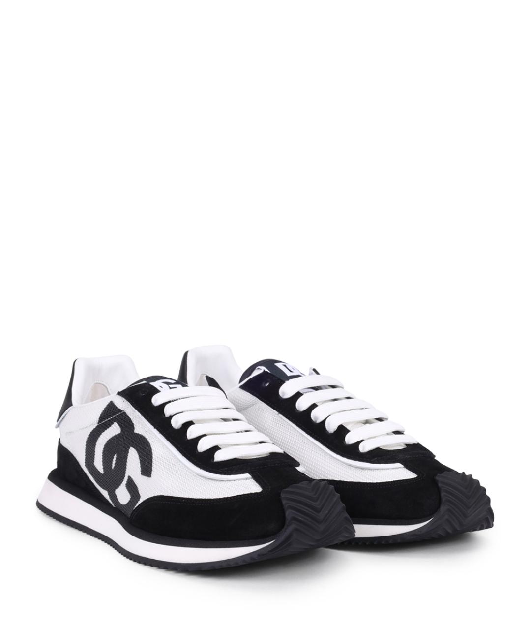 DOLCE&GABBANA Белые высокие кроссовки / кеды, фото 2