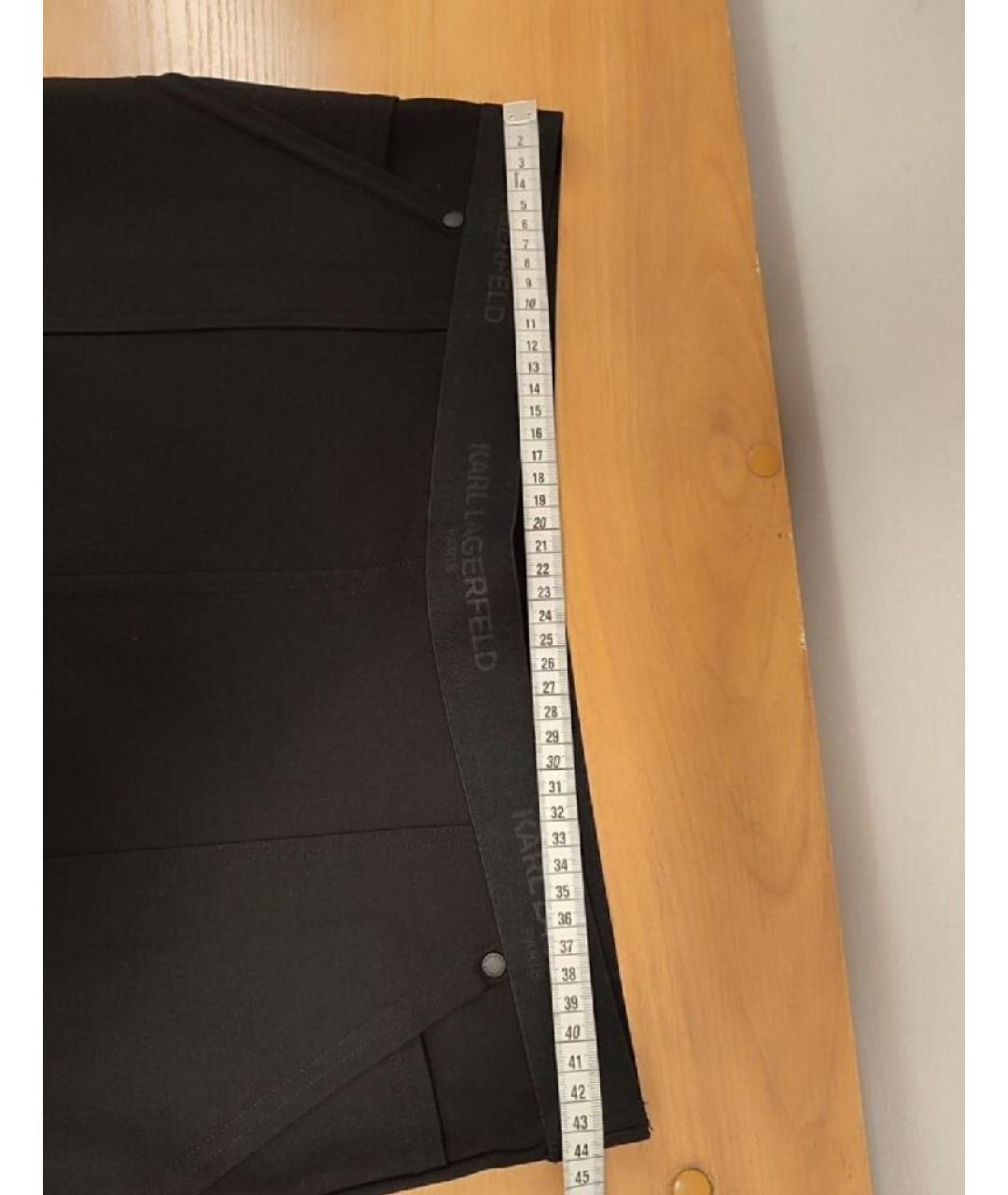 KARL LAGERFELD Черные леггинсы и велосипедки, фото 7