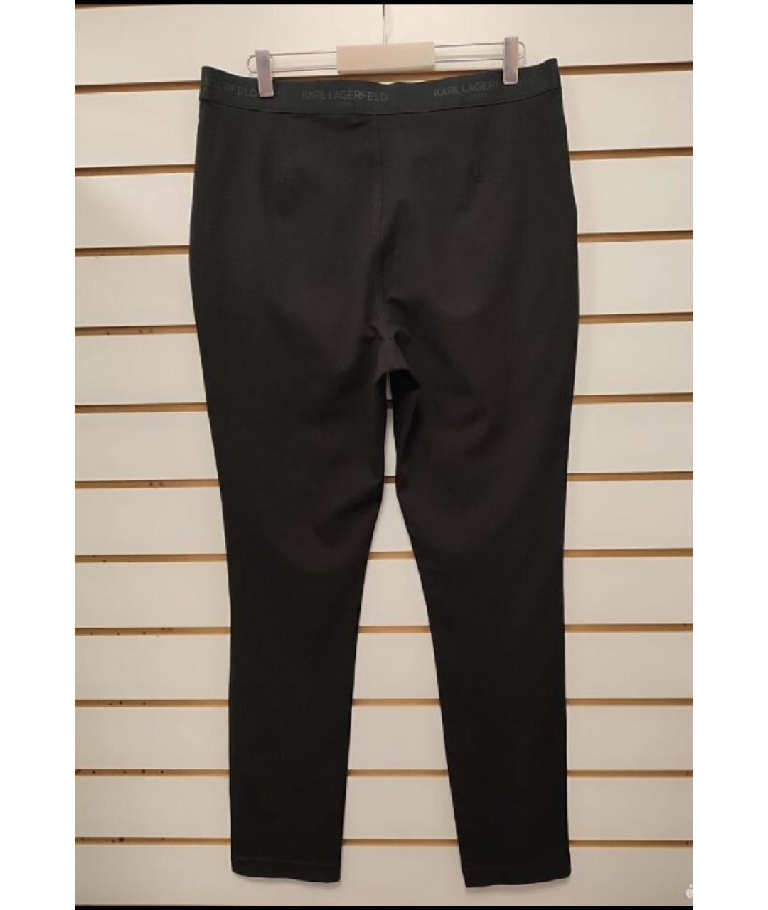 KARL LAGERFELD Черные леггинсы и велосипедки, фото 2