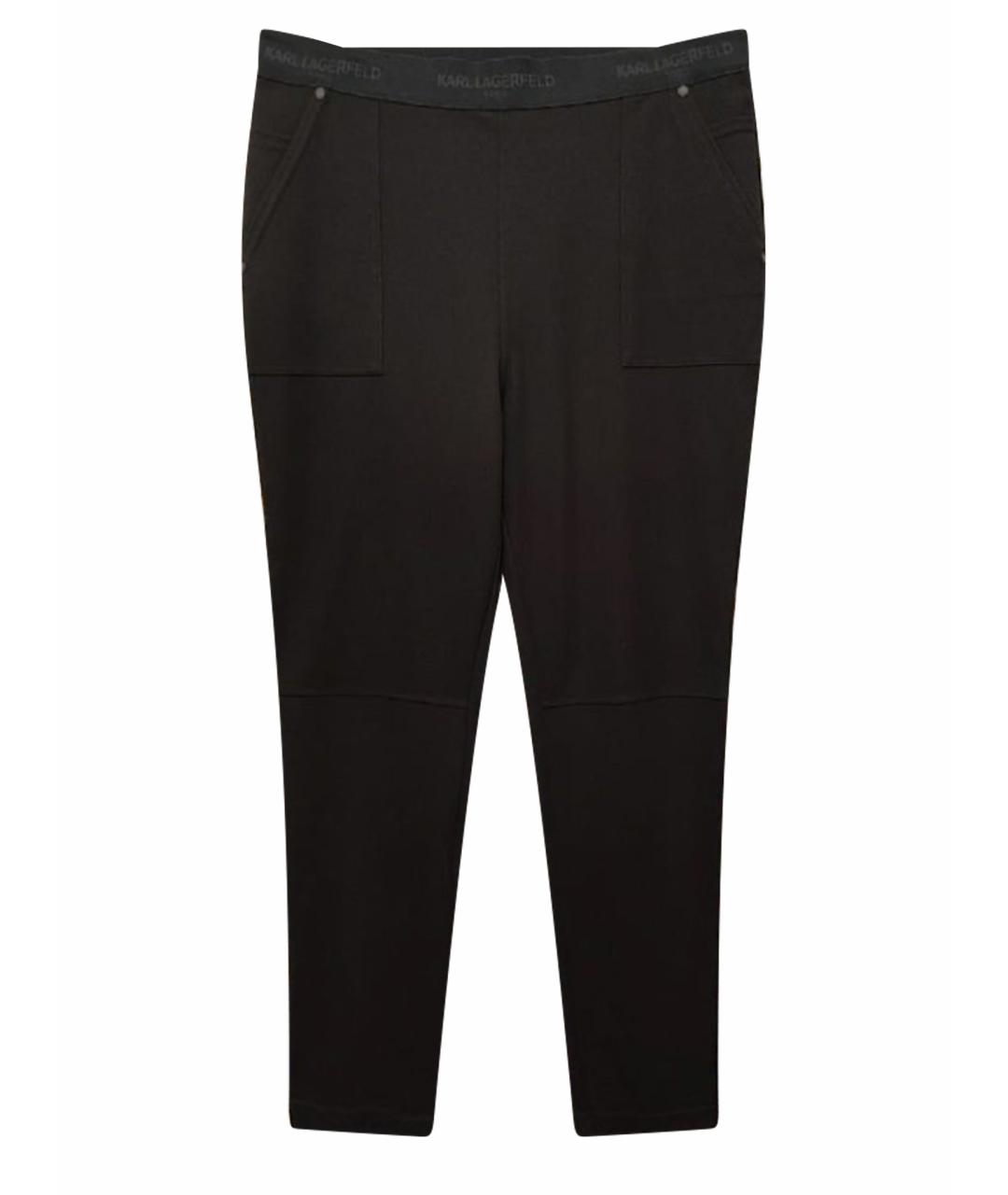 KARL LAGERFELD Черные леггинсы и велосипедки, фото 1
